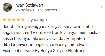 Penilaian bintang 5 dari Iwan Setiawan