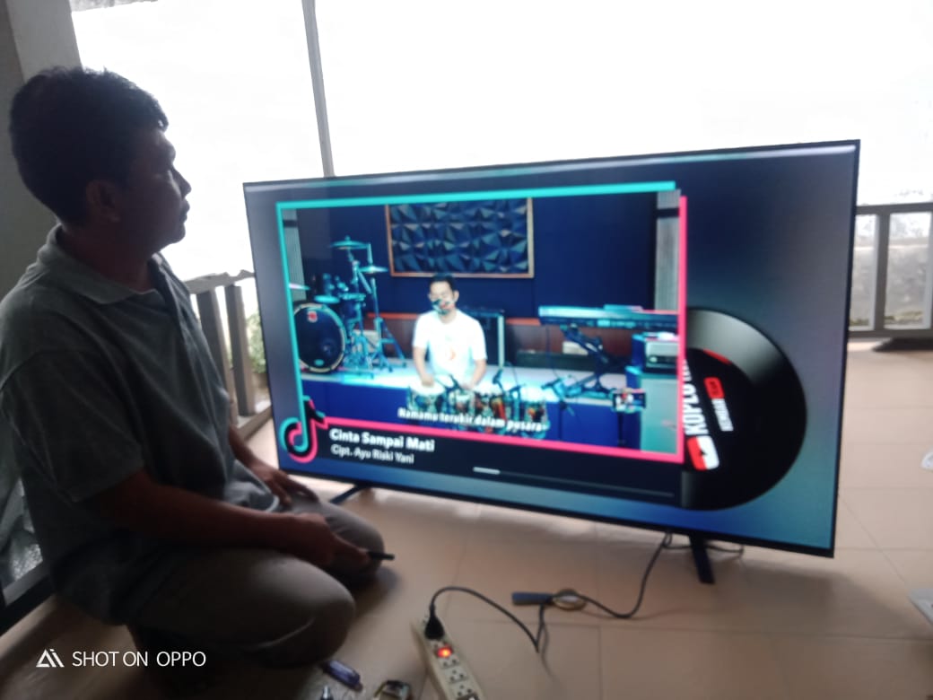 Hasil perbaikan layar Sony Android TV