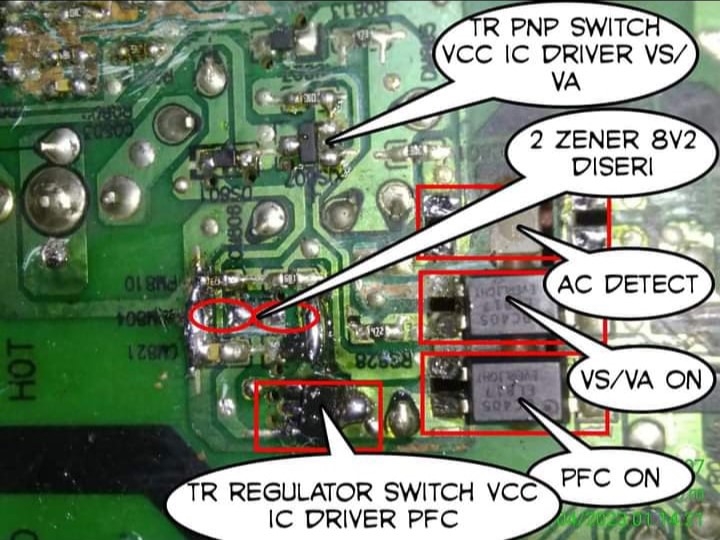 Proses perbaikan power supply